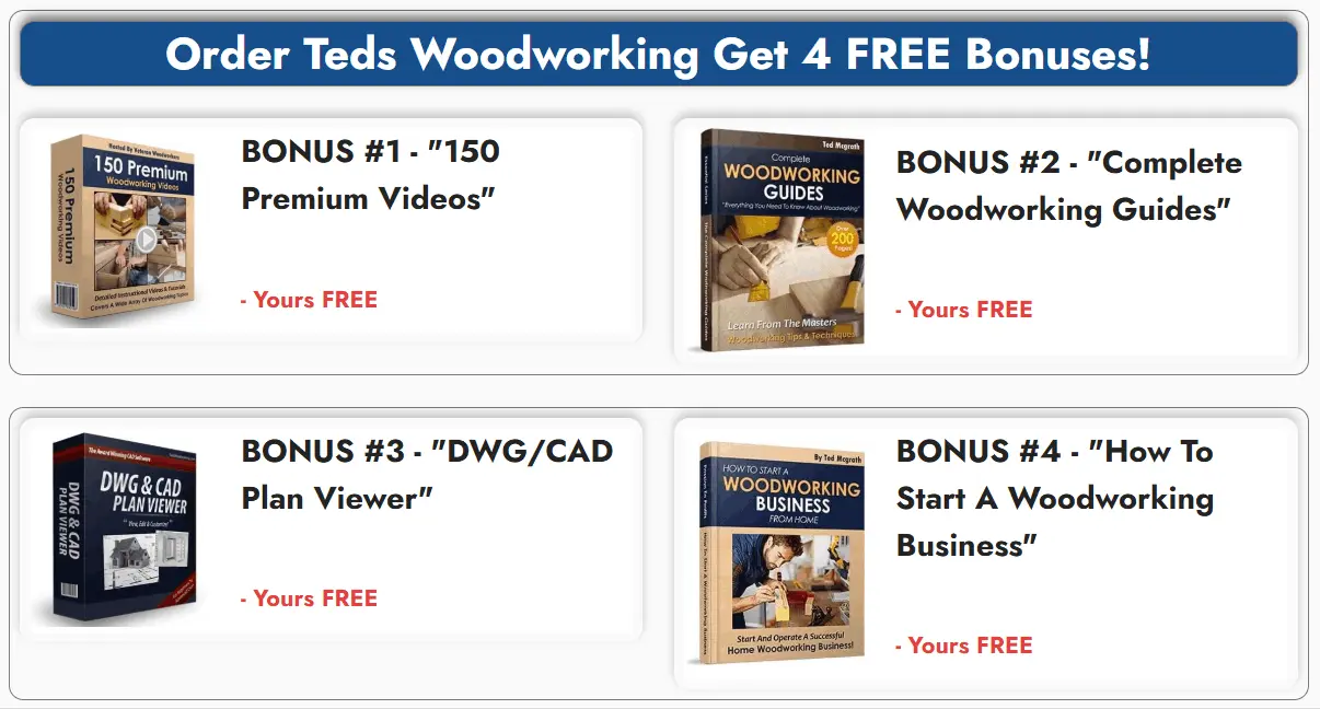 tedswood working bonus